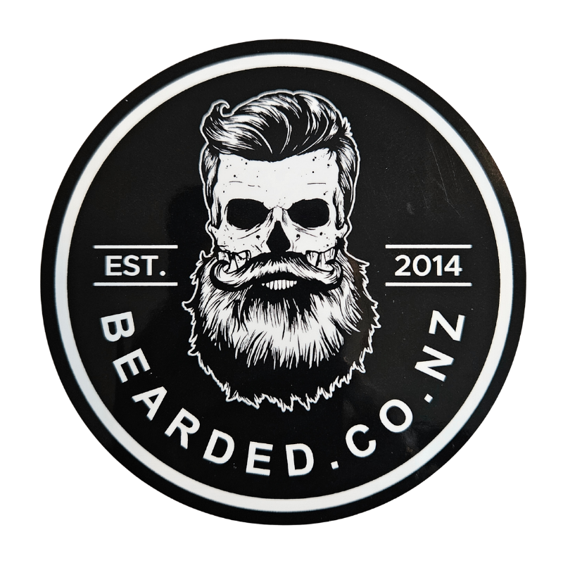 BEARDED. Sticker