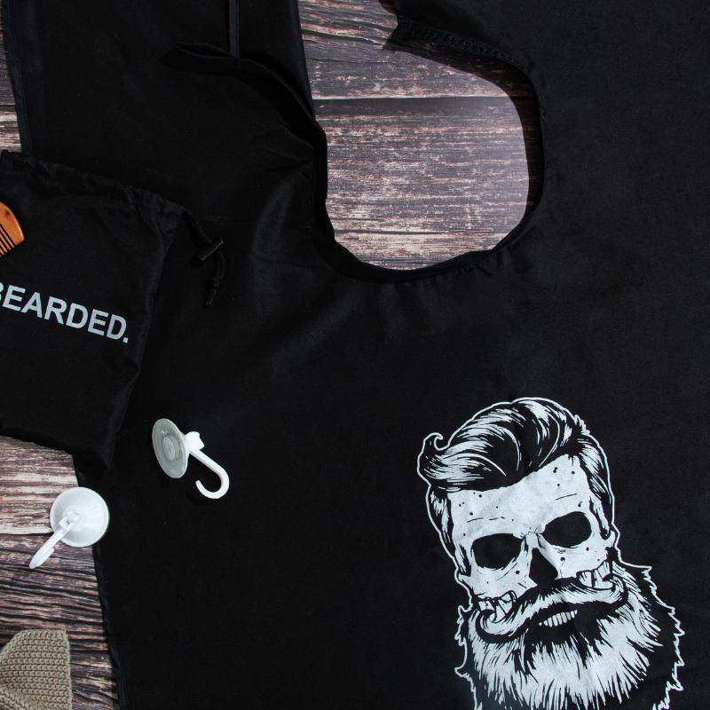 Beard Grooming Bib-BEARDED.-BEARDED.