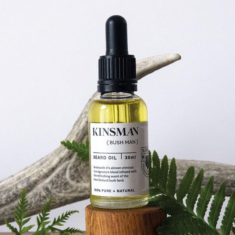 Bush Man Beard Oil-Kinsman-BEARDED.